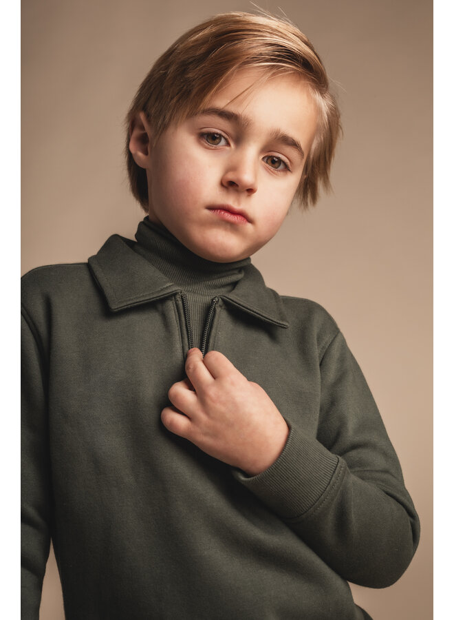 Baje Studio - Cooper sweater - Green agave