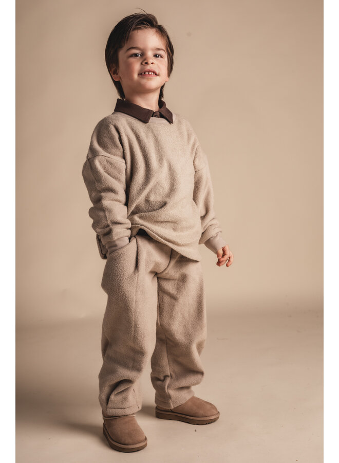 Baje Studio x Leslie Keijzer - Yordin sweater - Taupe light