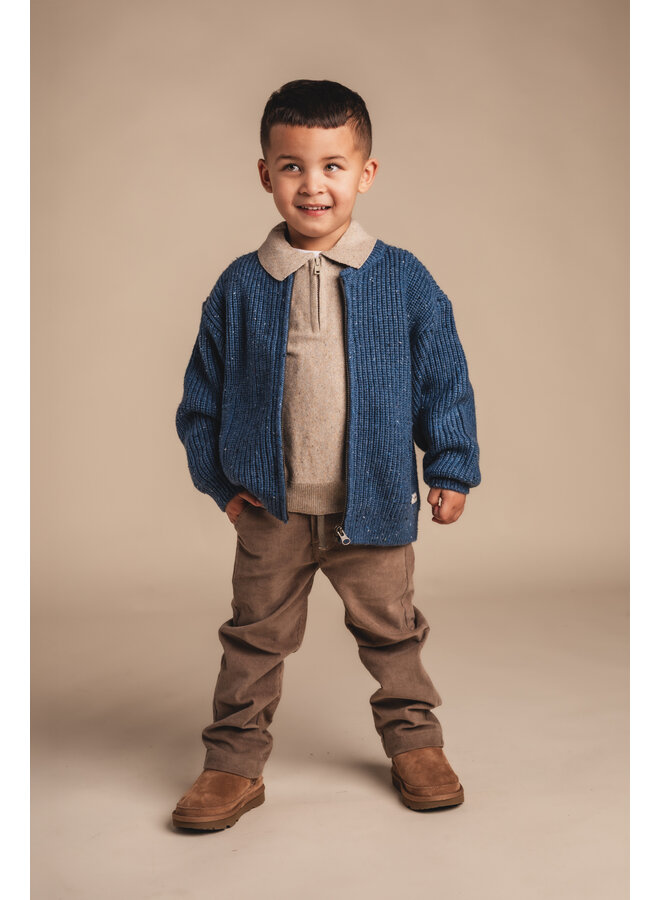 Baje Studio - Fez longsleeve polo - Taupe