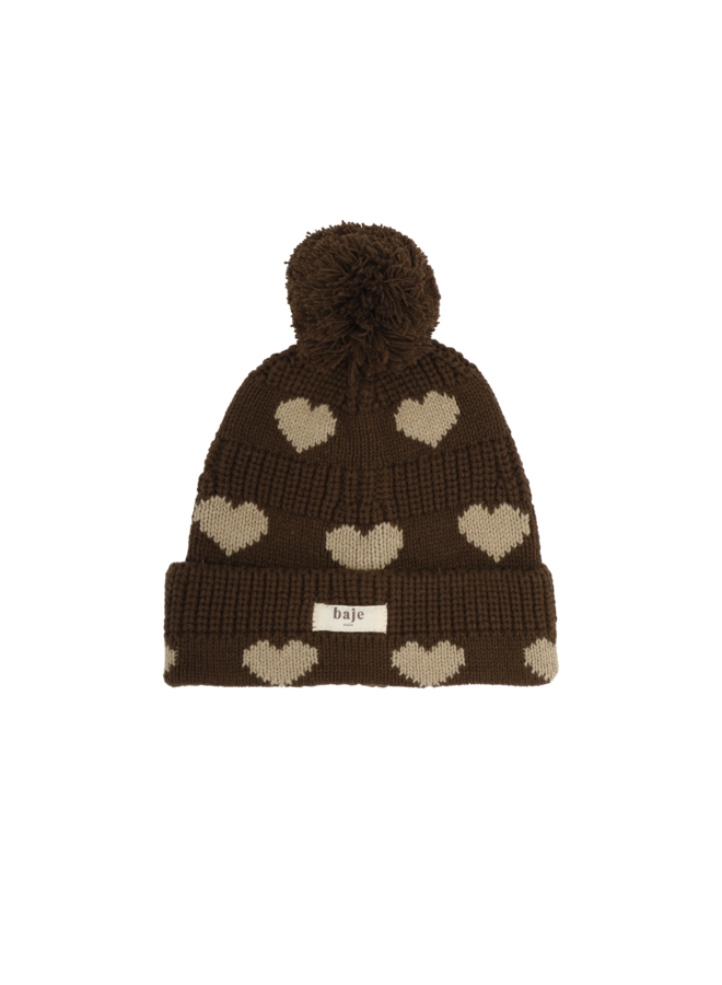 Baje Studio - Snowie hat - Taupe clay AOP
