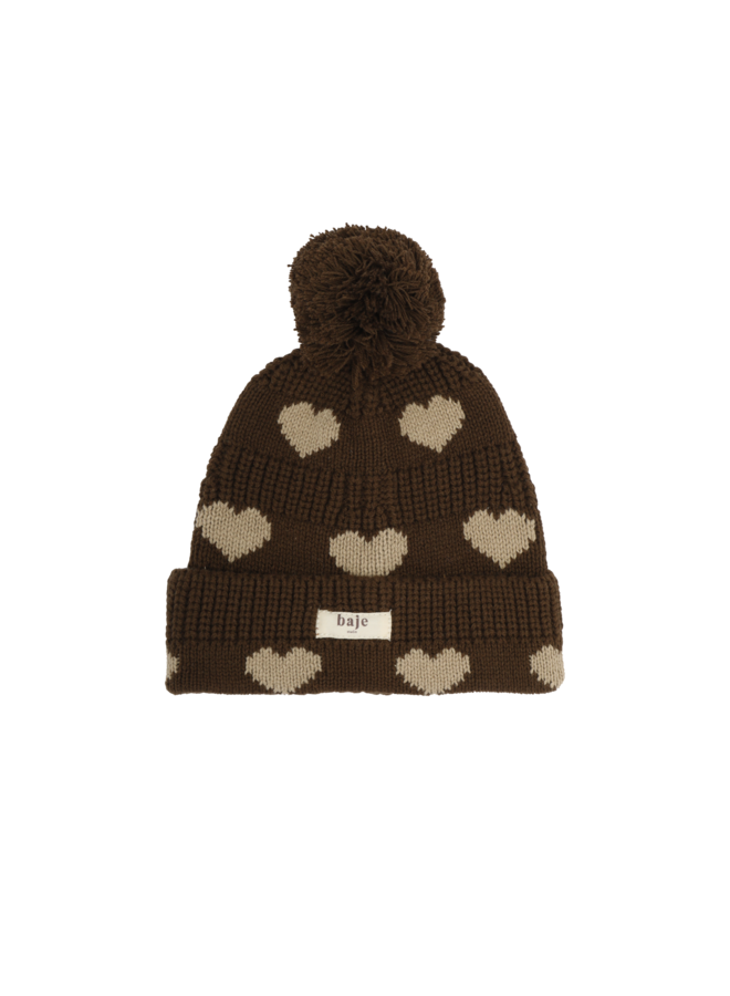 Snowie hat - Taupe clay AOP