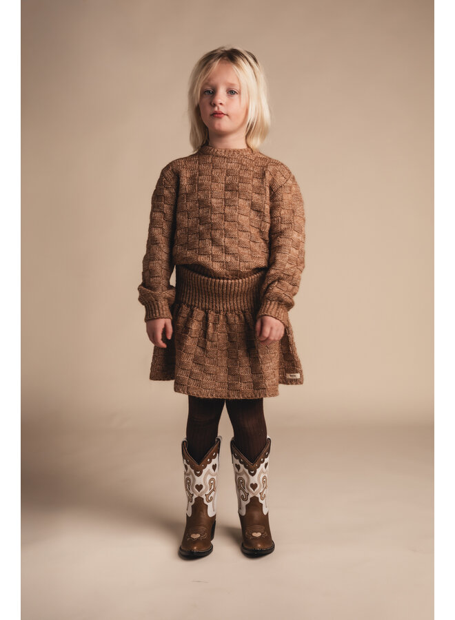 Baje Studio - Noale skirt - Copper brown