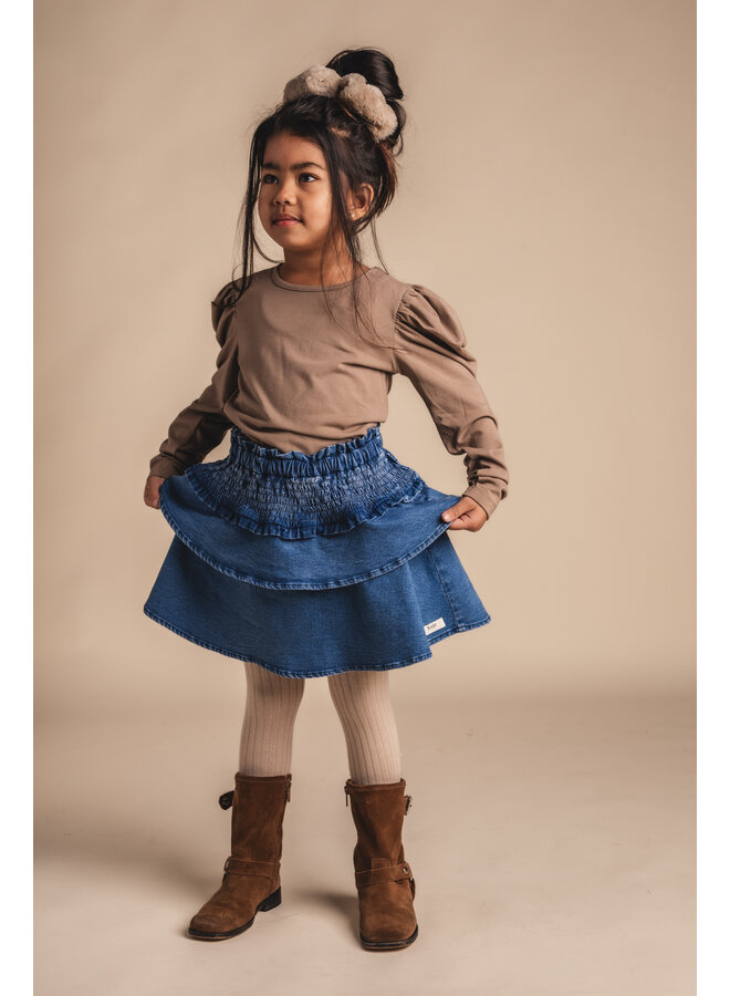 Baje Studio - Yela skirt - Blue denim