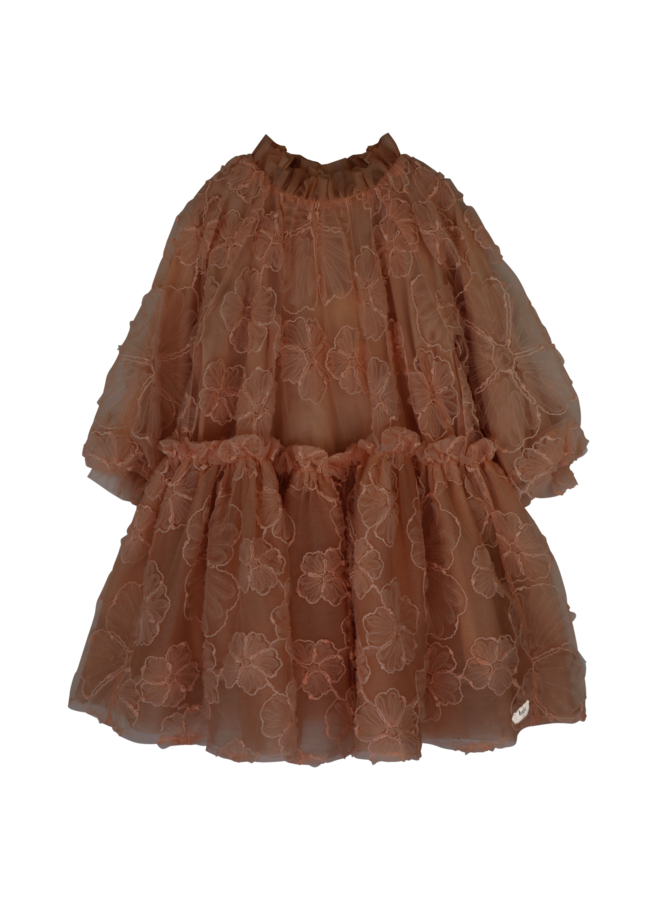 Izebelle dress - Copper brown