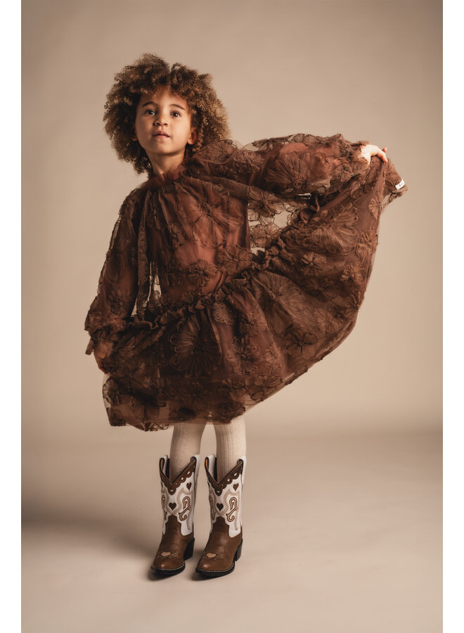 Baje Studio - Izebelle dress - Copper brown