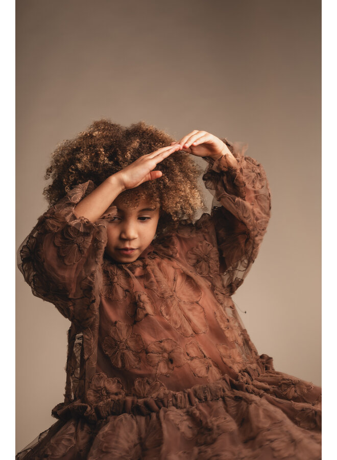 Baje Studio - Izebelle dress - Copper brown