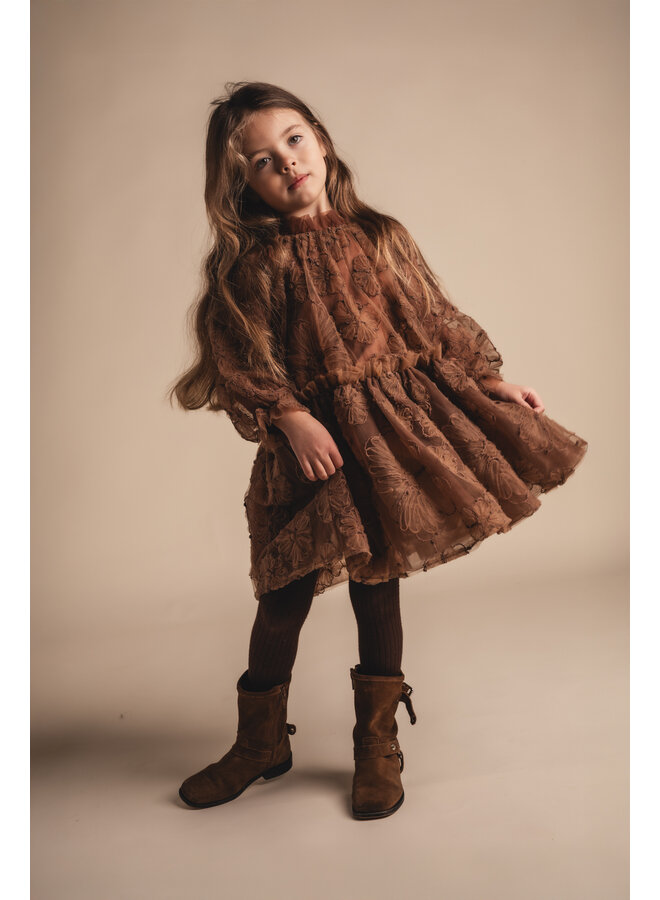 Baje Studio - Izebelle dress - Copper brown