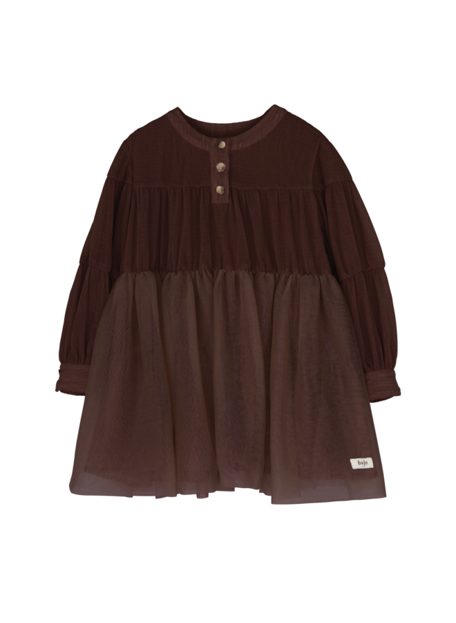 Julia dress - Copper brown