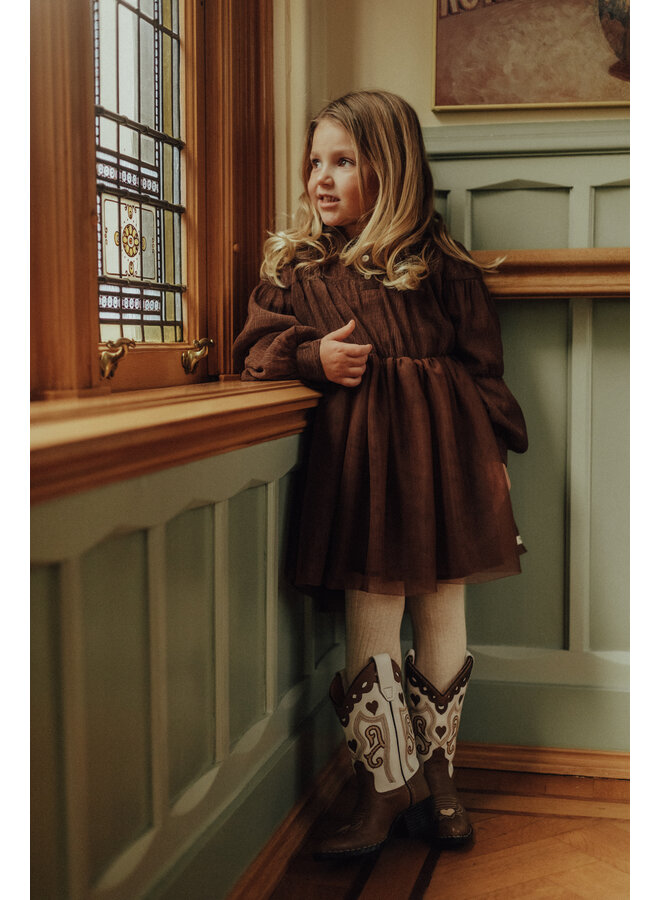Baje Studio - Julia dress - Copper brown