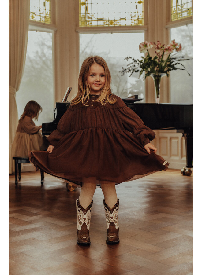 Baje Studio - Julia dress - Copper brown
