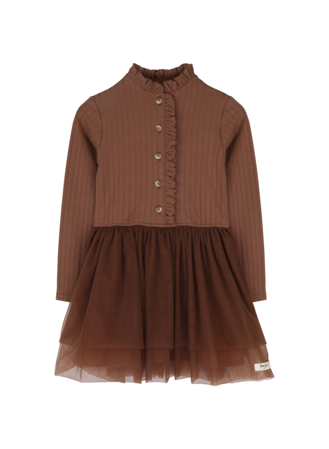 Junna dress - Copper brown