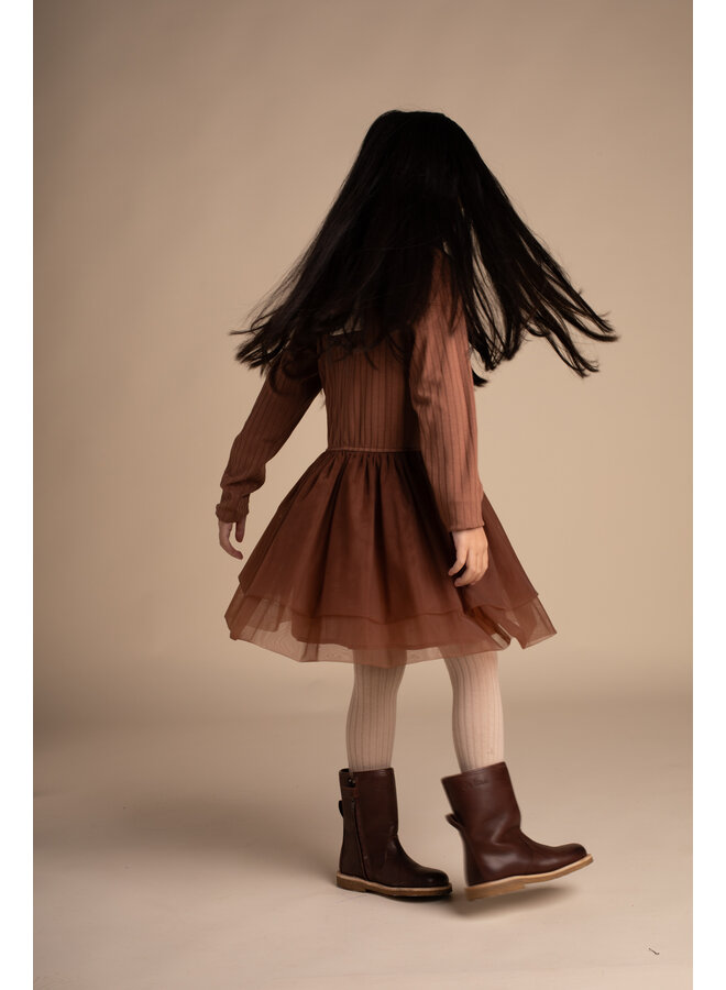 Baje Studio - Junna dress - Copper brown