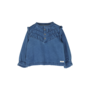 Baje Studio - Reeza blouse longsleeve - Blue denim