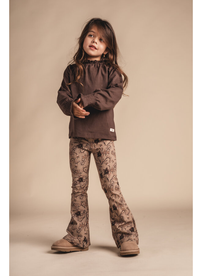 Baje Studio - Healy longsleeve - Brown choco