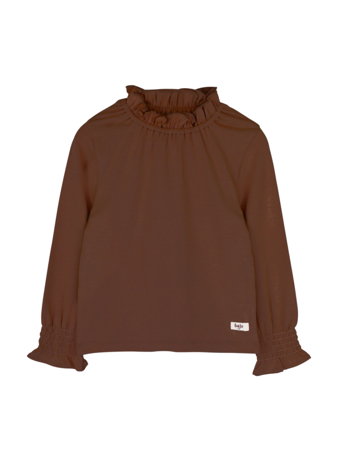 Baje Studio - Healy longsleeve - Copper brown