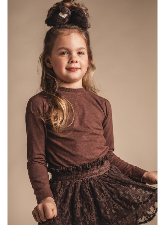 Baje Studio - Ruby longsleeve - Copper brown