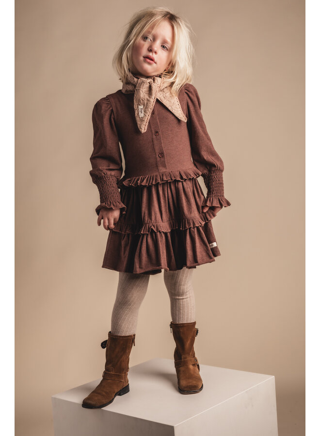 Baje Studio - Moule dress - Copper brown