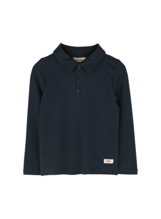 Nikolai longsleeve polo - Blue