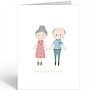 Nadine Illustraties - Kaart - Hoera opa & oma - A066
