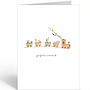 Nadine Illustraties - Kaart - Gefeliciteerd (trein) A174