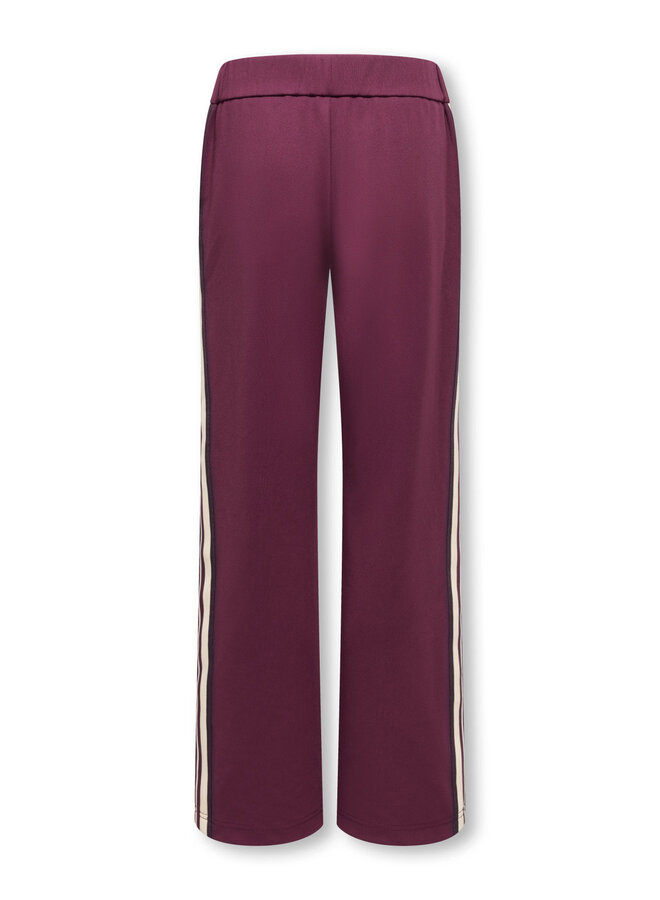 Kids Only - Warm up life track pants - Fig/Panel