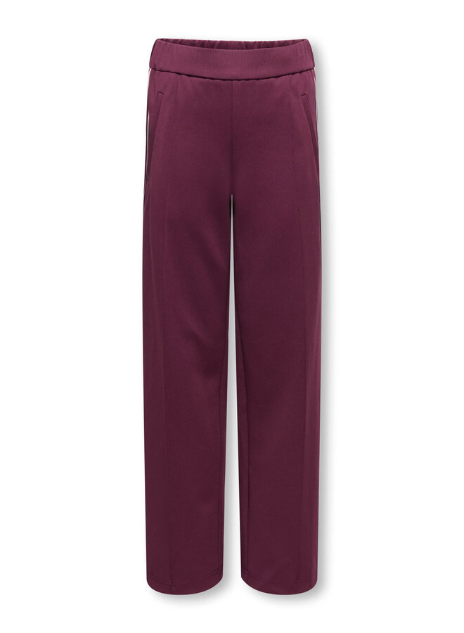 Kids Only - Warm up life track pants - Fig/Panel