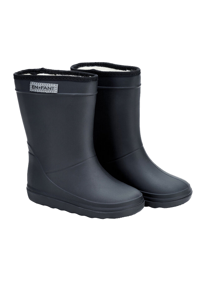 Thermo boots solid - Blue night