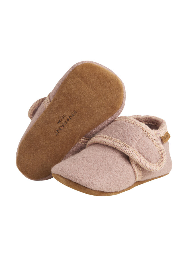 Enfant - Baby wool slippers - Bark
