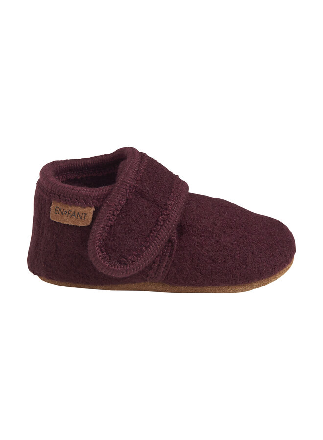 Enfant - Baby wool slippers - Winetasting