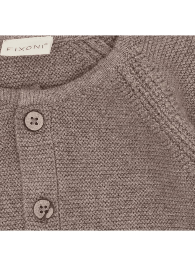 Fixoni - Cardigan knit - Mountain trial melange