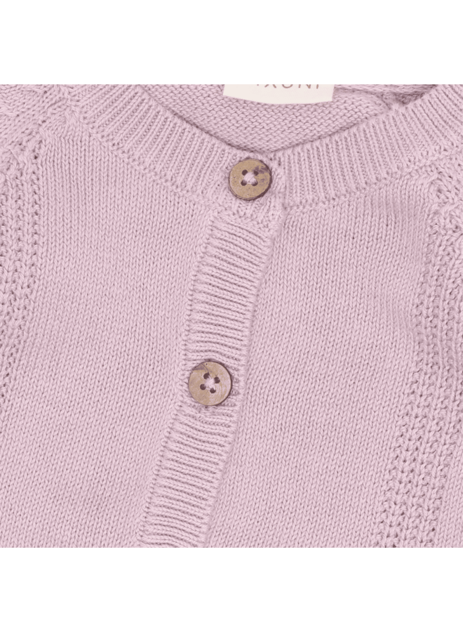 Fixoni - Cardigan knit - Keepsake lilac