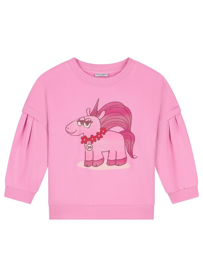Daily Brat - Sassy unicorn sweater - Pink