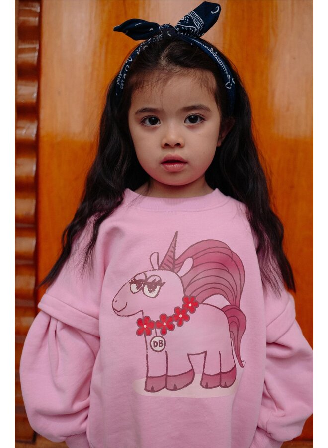 Daily Brat - Sassy unicorn sweater - Pink