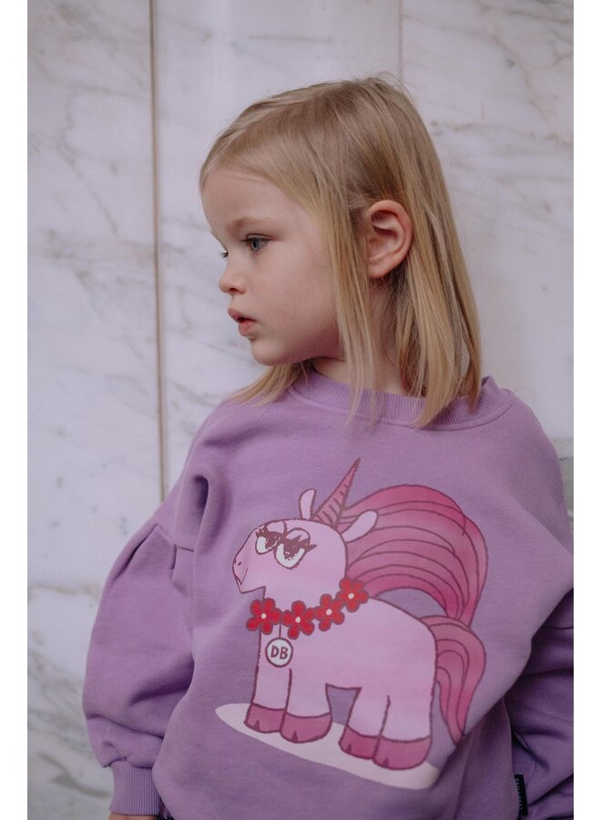 Daily Brat - Sassy unicorn sweater - Purple