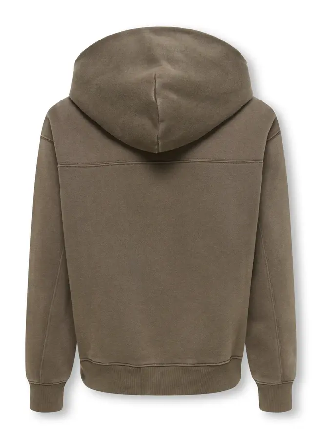 ONLY & SONS Junior - Larry eflow rlx wash hoodie - Tarmac