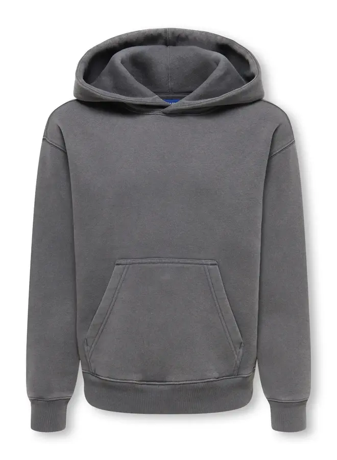 ONLY & SONS Junior - Larry eflow rlx wash hoodie - Grey pinstripe