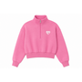 Salty Stitch - Salty sweater half zip - Pink