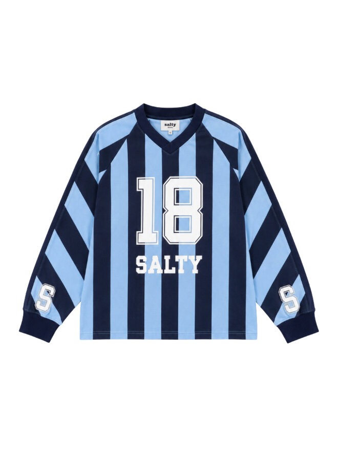 Salty Stitch - Salty sport tee stripes - Blue