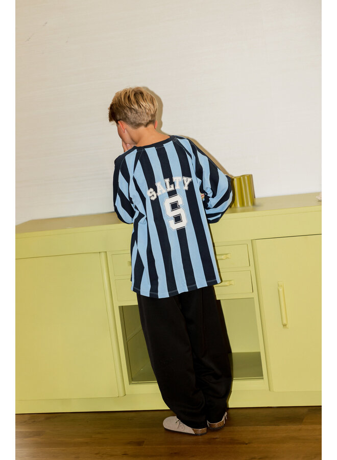 Salty Stitch - Salty sport tee stripes - Blue
