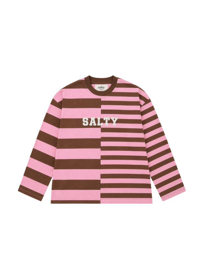 Salty stripes big/small tee