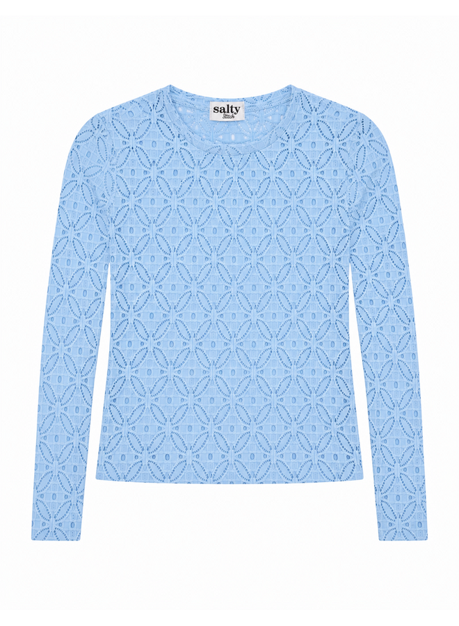 Salty Stitch - Salty lace top - Blue