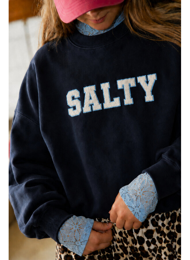 Salty Stitch - Salty lace top - Blue