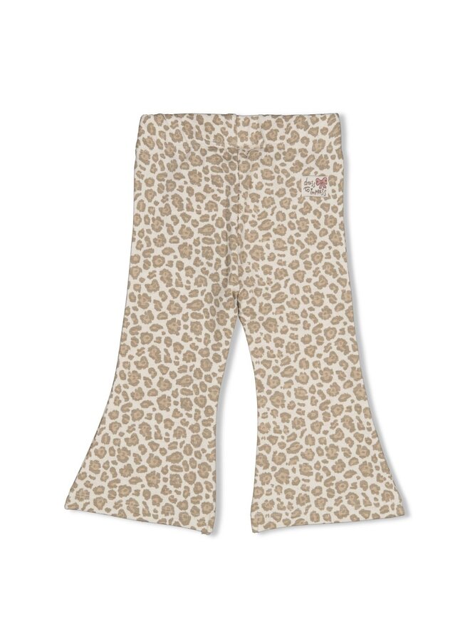 Feetje - Flare broek AOP - Dress to impress - Offwhite melange