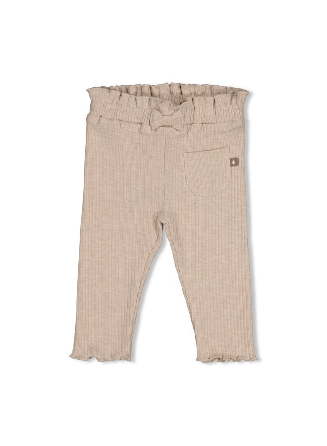 Feetje - Legging rib - Dress to impress - Taupe melange