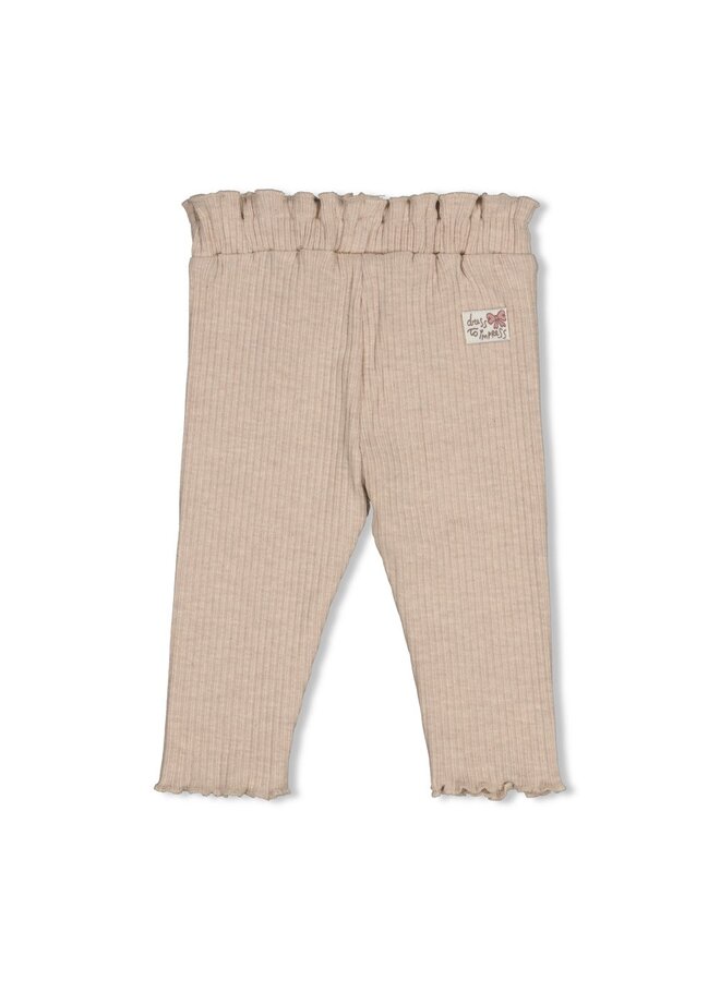 Feetje - Legging rib - Dress to impress - Taupe melange