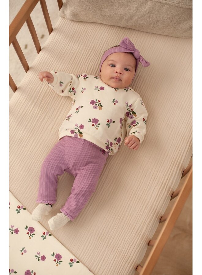 Feetje - Legging rib - Afternoon tea - Lila