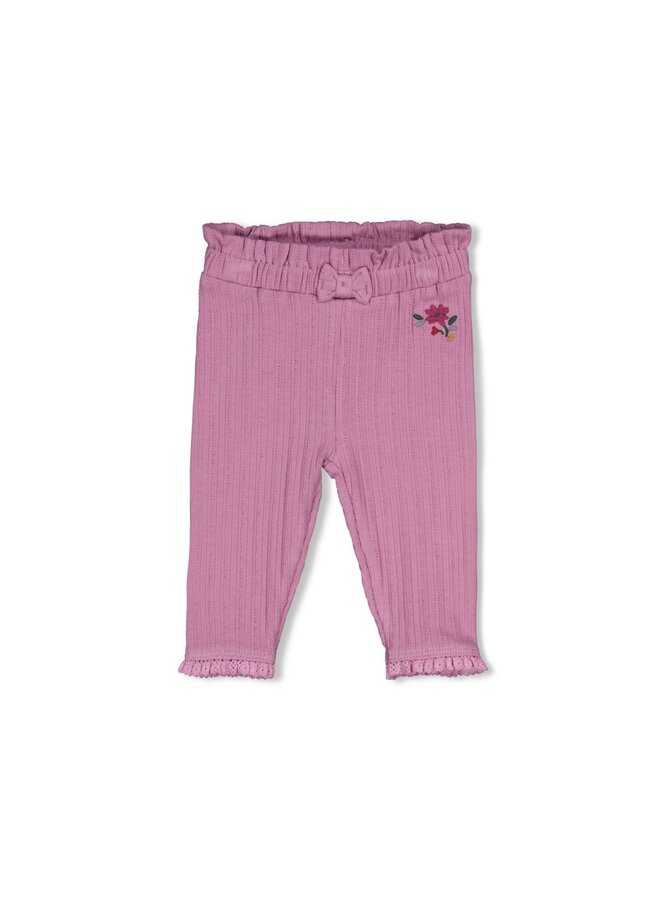 Feetje - Legging rib - Afternoon tea - Lila