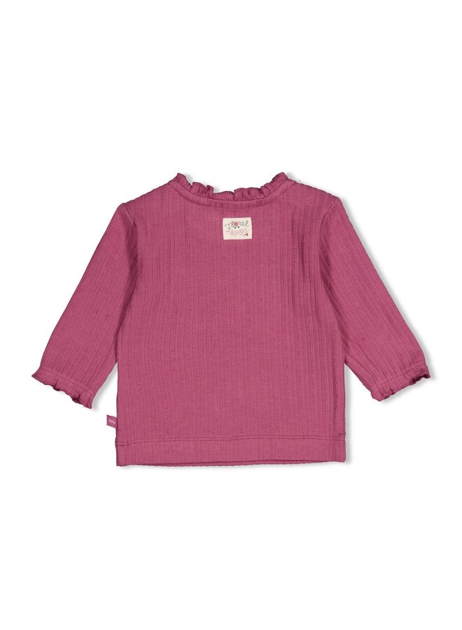 Feetje - Longsleeve rib - Afternoon tea - Berry