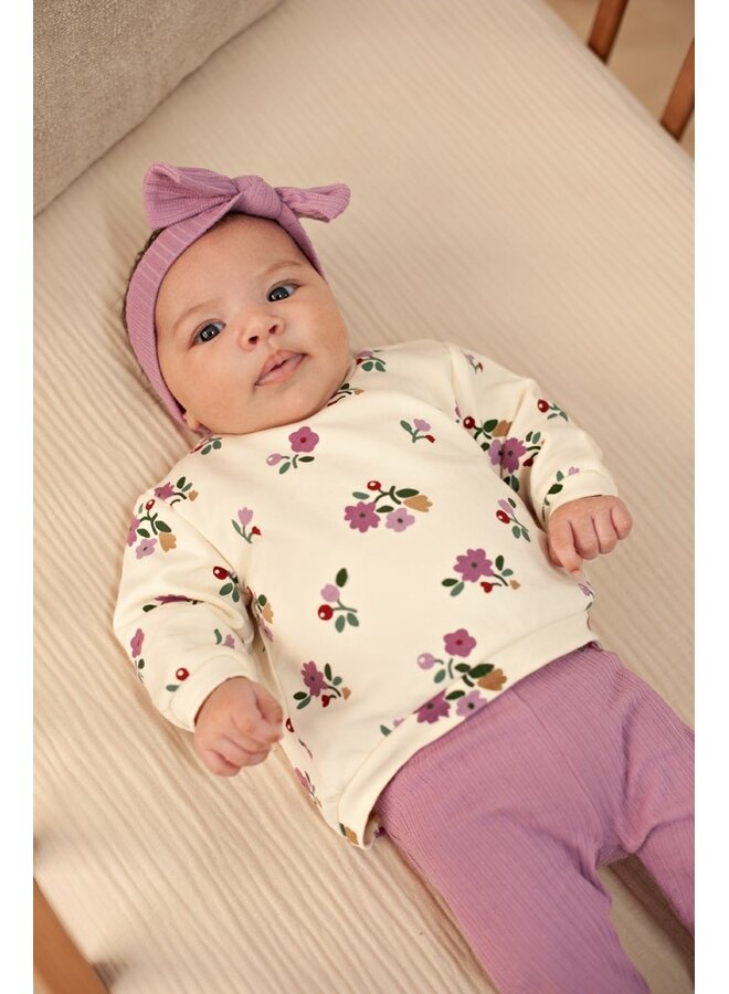 Feetje - Sweater AOP - Afternoon tea - Creme