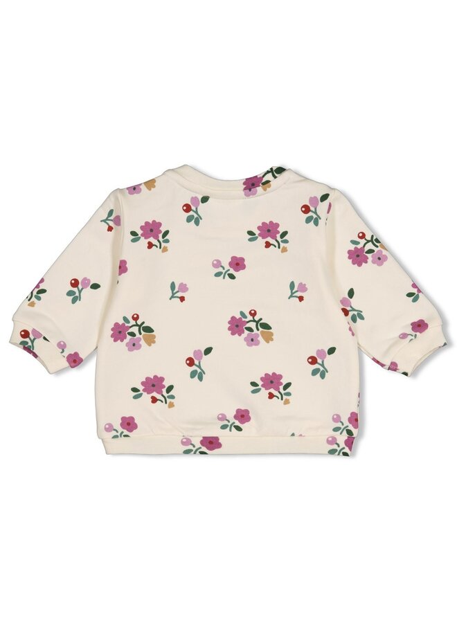 Feetje - Sweater AOP - Afternoon tea - Creme